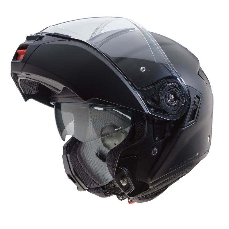  CABERG  LEVO X ÅPNINGS HJELM, MATTSORT,CARBON, KEVLAR, FIBERGLAS