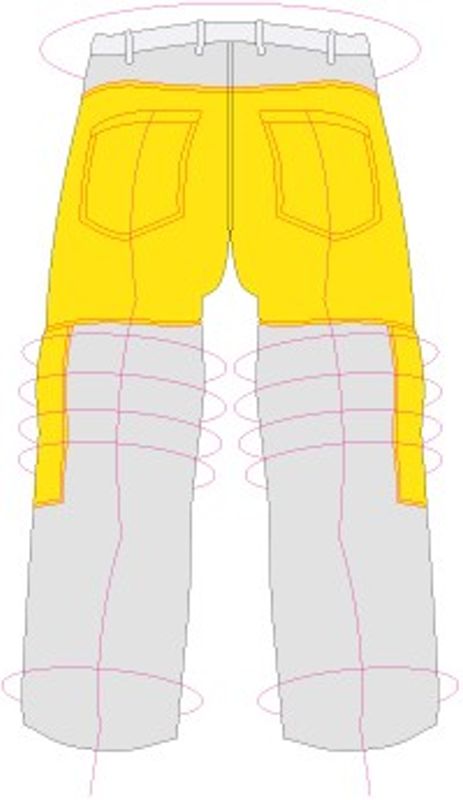 WD 205 MC BUKSE TIL DAME,STRECH, SLIM FIT, DUPONT® KEVLAR