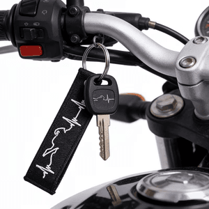 Hovedbilde N&oslash;kkelring Hart beat bike Hvit
