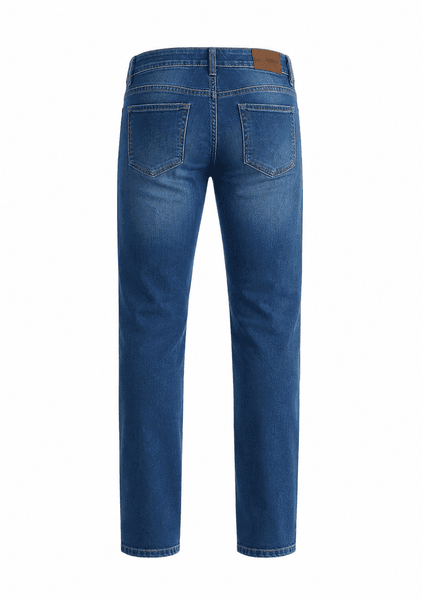 WD 069 BL&Aring; JEANS MC BUKSE MED DUPONT&reg; KEVLAR, CE-BESKYTTER KN&AElig;R OG HOFTER