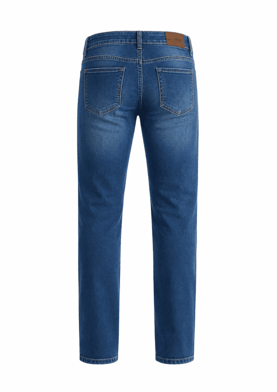 WD 069 BLÅ JEANS MC BUKSE MED DUPONT® KEVLAR, CE-BESKYTTER KNÆR OG HOFTER