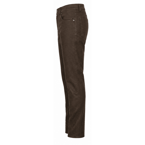 WD 414BR BRUN JEANS I NUBUCKSKINN STONE WASH