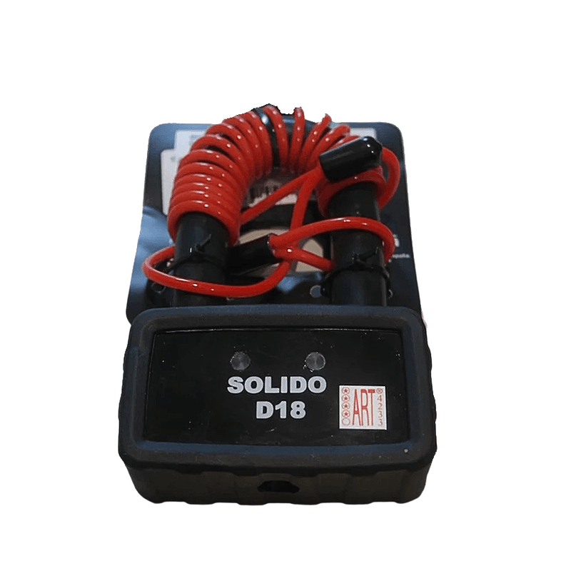 FG GODKJENT SKIVELÅS MED PÅMINNELSESKABEL LUMA SOLIDO DISK LOCK D18 (PIN 18